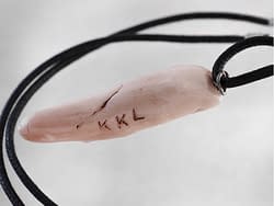 Polymer Serabi Lion Canine Pendant