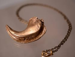 Sadie Lion Claw Bronze Pendant